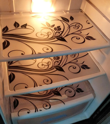 LooMantha Fridge Mat(Width: 43 cm, White)