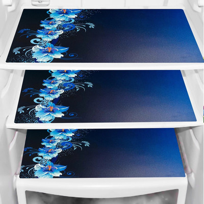 LooMantha Fridge Mat(Width: 30 cm, Blue)