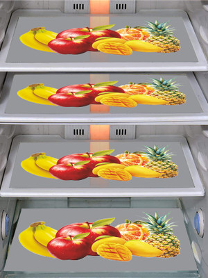 Dakshya Industries Fridge Mat(Width: 29 cm, Yellow)