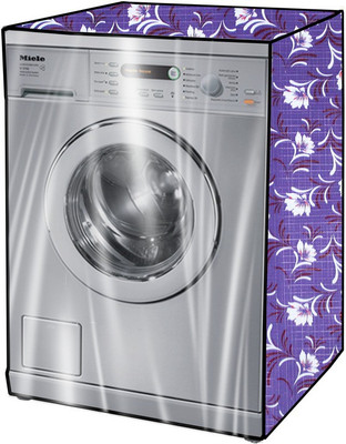 KVAR Front Loading Washing Machine  Cover(Width: 71 cm, White, Purple)