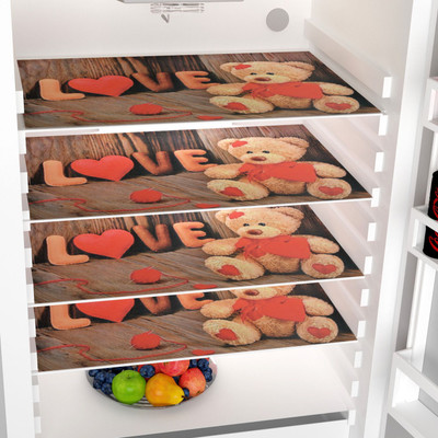 RichBox Fridge Mat(Width: 45 cm, MULTICOLOR)