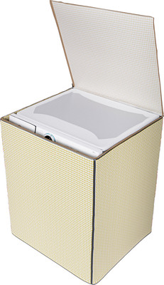 KUBER INDUSTRIES Top Loading Washing Machine  Cover(Width: 59 cm, Golden)
