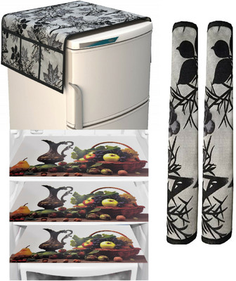 Groki Fridge Mat(Width: 53.54 cm, BLACK)