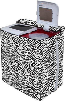 HomeStore-YEP Semi-Automatic Washing Machine  Cover(Width: 54.5 cm, ZebraPrint)