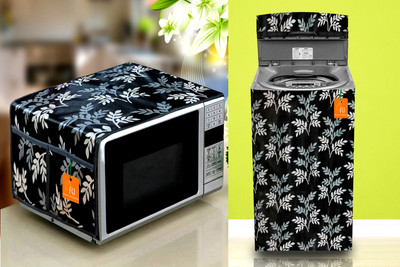RELOOK INDUSTRIES Top Loading Washing Machine  Cover(Width: 58 cm, Black)
