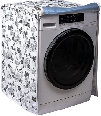 Deluxlane Front Loading Washing Machine  Cover(Width: 63 cm, White)