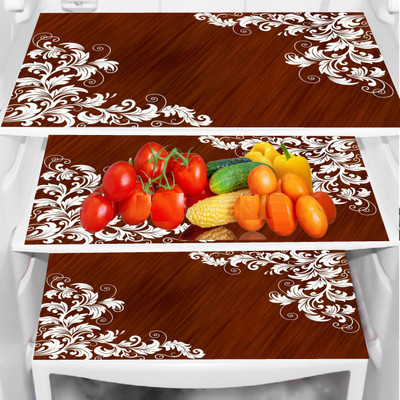 SANRAKSSHAN Fridge Mat(Width: 44 cm, Multicolor)