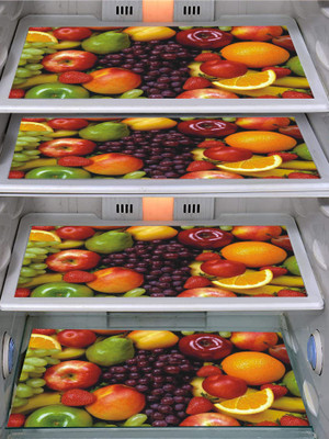 Dakshya Industries Fridge Mat(Width: 28.5 cm, Multicolor)