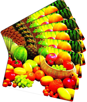 KUBER INDUSTRIES Fridge Mat(Width: 48 cm, Red)