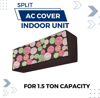 MW PRINTS Air Conditioner  Cover(Width: 33.02 cm, Brown Multi)