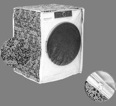 Kg Enterprises Front Loading Washing Machine  Cover(Width: 61 cm, Black)