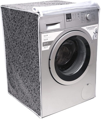 Deluxlane Front Loading Washing Machine  Cover(Width: 63 cm, Grey)