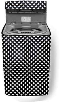 Nitasha Top Loading Washing Machine  Cover(Width: 59 cm, Black, White)