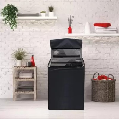 Abhsant Top Loading Washing Machine  Cover(Width: 58 cm, Black, 7.5 Kg.)