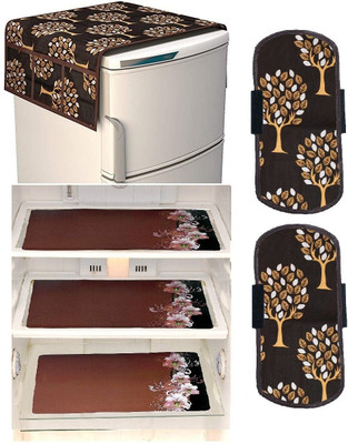 RichBox Refrigerator  Cover(Width: 56 cm, brown)