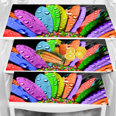 REVEXO Fridge Mat(Width: 44 cm, Multicolor)