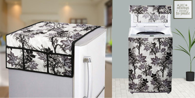 E-Retailer Top Loading Washing Machine  Cover(Width: 58 cm, Black)