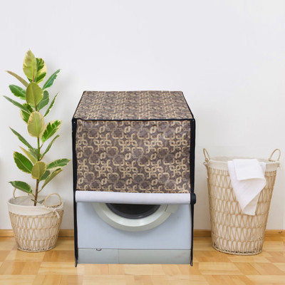 Glassiano Front Loading Washing Machine  Cover(Width: 66.04 cm, Gold)