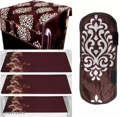 RichBox Fridge Mat(Width: 99.06 cm, Brown)
