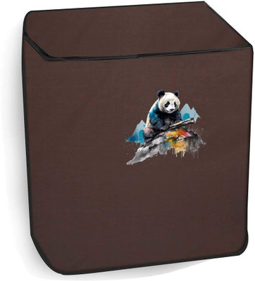 ME AND ME Semi-Automatic Washing Machine  Cover(Width: 92 cm, Brown, White)