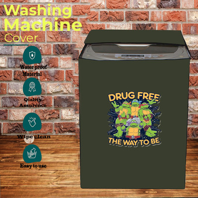 KVAR Top Loading Washing Machine  Cover(Width: 61 cm, Green)