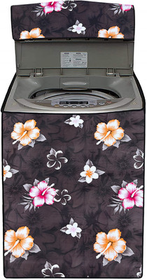 Homeify Top Loading Washing Machine  Cover(Width: 54 cm, Wenge, White)
