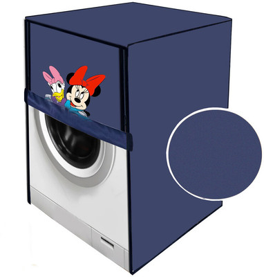 JM Homefurnishings Front Loading Washing Machine  Cover(Width: 66 cm, Blue)