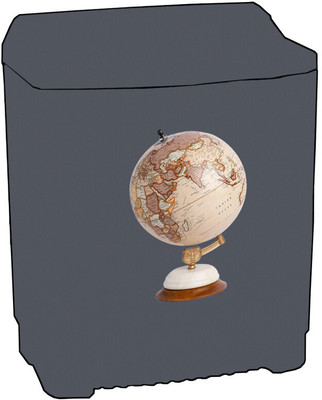 Delideal Semi-Automatic Washing Machine  Cover(Width: 89 cm, Grey)