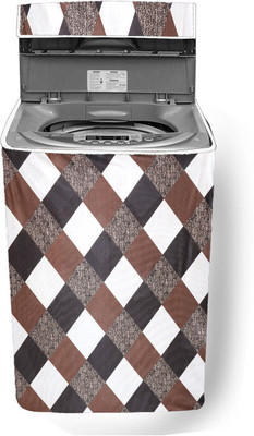 Decoreio Front Loading Washing Machine  Cover(Width: 55 cm, Brown)