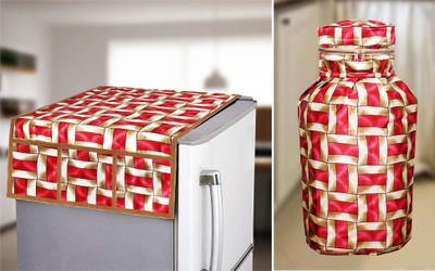 E-Retailer Refrigerator  Cover(Width: 53 cm, Red)