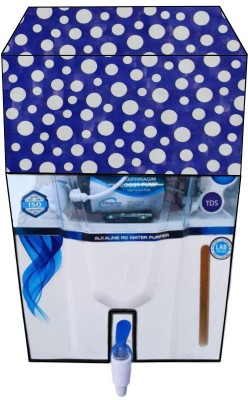 ASR Water Purifier  Cover(Width: 42 cm, Blue,White)