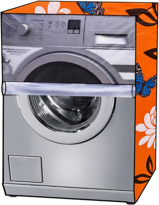 KVAR Front Loading Washing Machine  Cover(Width: 70 cm, TRANSPARENT, White)