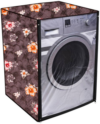 Nitasha Front Loading Washing Machine  Cover(Width: 61 cm, Gray, White)
