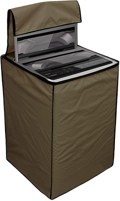 DRONDREAM Front Loading Washing Machine  Cover(Width: 56 cm, Grey)