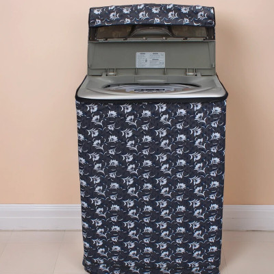 SANRAKSSHAN Top Loading Washing Machine  Cover(Width: 58.42 cm, White, Grey)