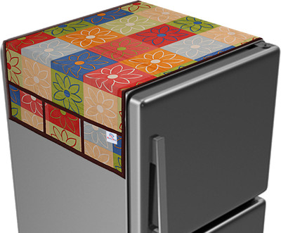 Heart Home Refrigerator  Cover(Width: 98 cm, Multicolour)