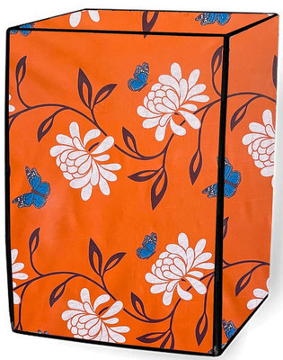 SAVEIT Front Loading Washing Machine  Cover(Width: 58 cm, Orange, Red)