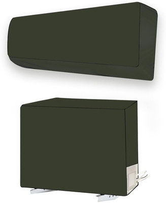 ME AND ME Air Conditioner  Cover(Width: 122.8 cm, Green)