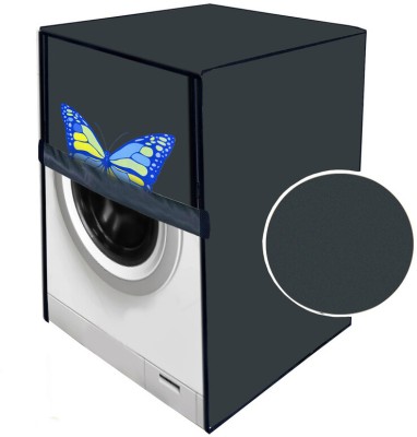 JMHomefurnshings Front Loading Washing Machine  Cover(Width: 58 cm, Grey)