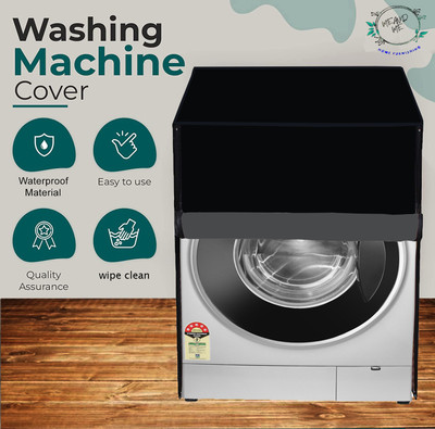 ME AND ME Front Loading Washing Machine  Cover(Width: 68 cm, Black)