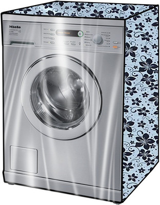 KVAR Front Loading Washing Machine  Cover(Width: 66 cm, Grey, Black)
