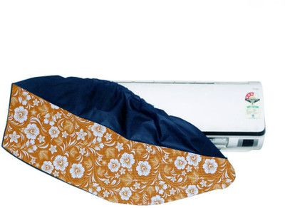 AAVYA UNIQUE FASHION Air Conditioner  Cover(Width: 101.6 cm, White,Yellow)