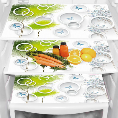 REVEXO Fridge Mat(Width: 44 cm, Multicolor)