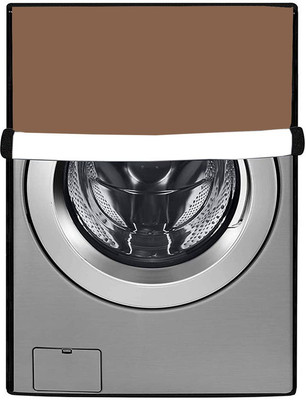 JM Homefurnishings Front Loading Washing Machine  Cover(Width: 60 cm, Beige)