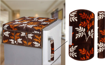 E-Retailer Refrigerator  Cover(Width: 53 cm, Brown)