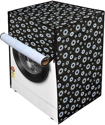 aradhya traders Front Loading Washing Machine  Cover(Width: 51 cm, Black 6kg to 8kg Waterproof)