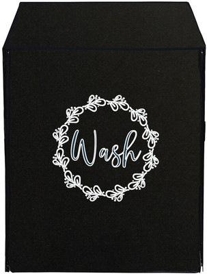 Archistylo Front Loading Washing Machine  Cover(Width: 53 cm, Black)