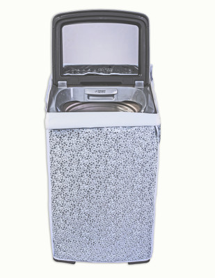 Classic Top Loading Washing Machine  Cover(Width: 63 cm, White & Grey)
