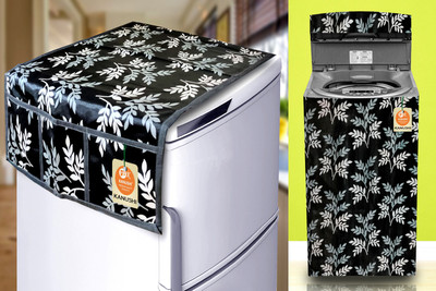 Kanushi Industries Top Loading Washing Machine  Cover(Width: 55 cm, Black)
