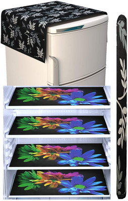 RichBox Refrigerator  Cover(Width: 54 cm, BlackLeaf)